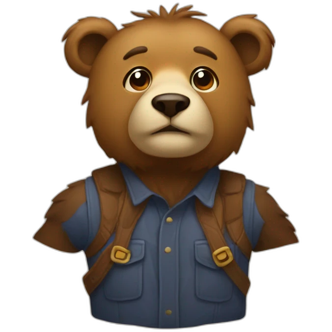 Poutin on a bear emoji