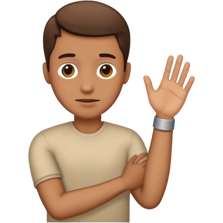 Man who lost an arm emoji
