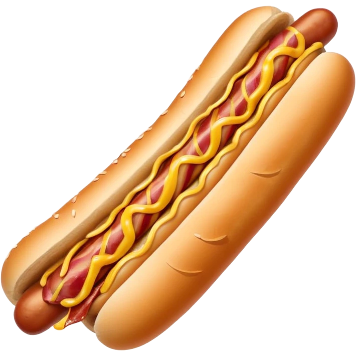 bacon wrapped hotdog emoji