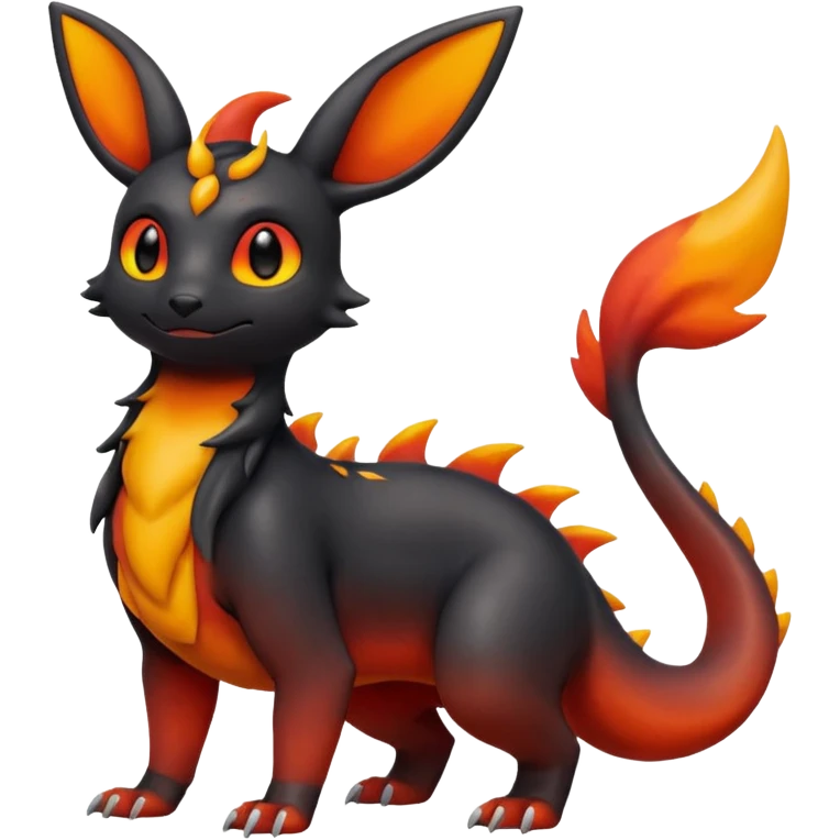magma-gradients-colored Magmortar-Salandit-Umbreon-Flareon-Hybrid (Full body) emoji