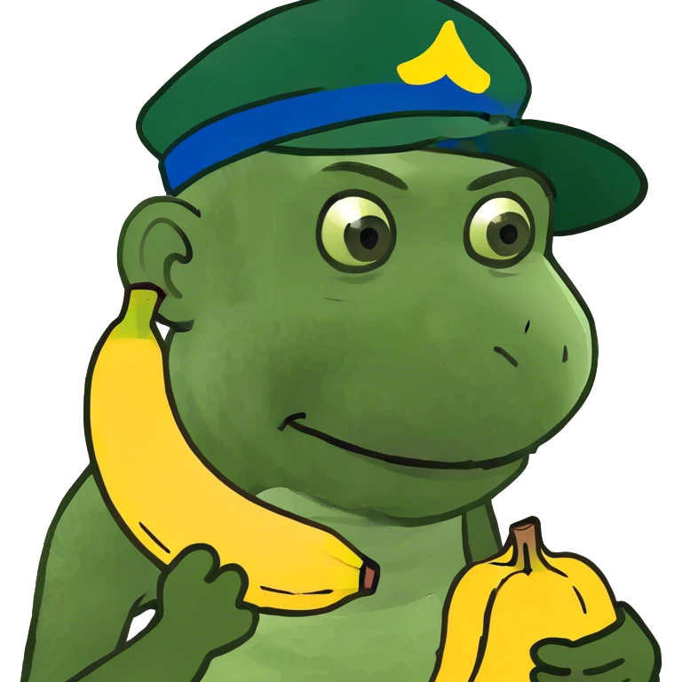 ￼Monkey with a banana emoji