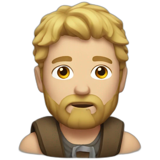 Man wiking emoji
