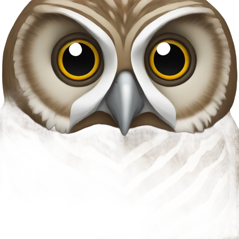 Barred owl  emoji