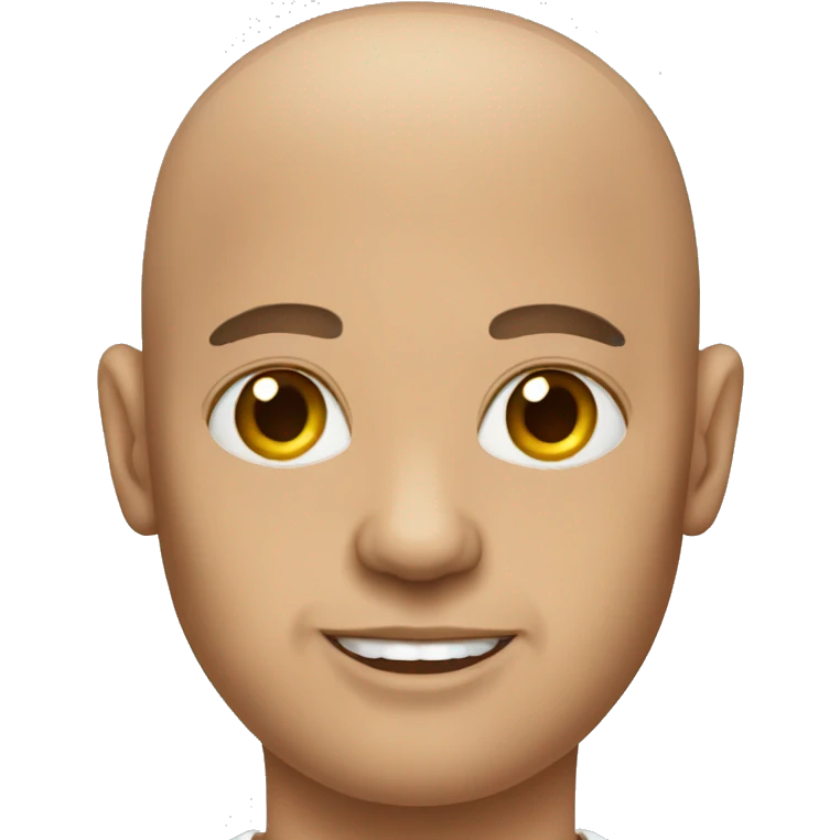 bald man in jewelry emoji