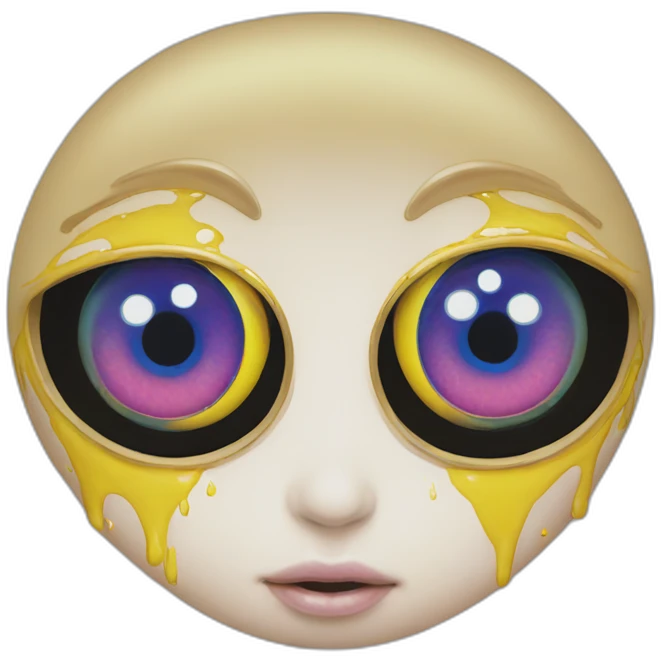 angel eye by Takashi Murakami emoji