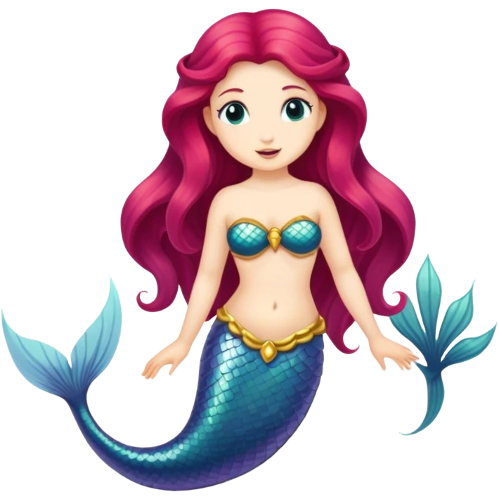 Medieval mermaid  emoji
