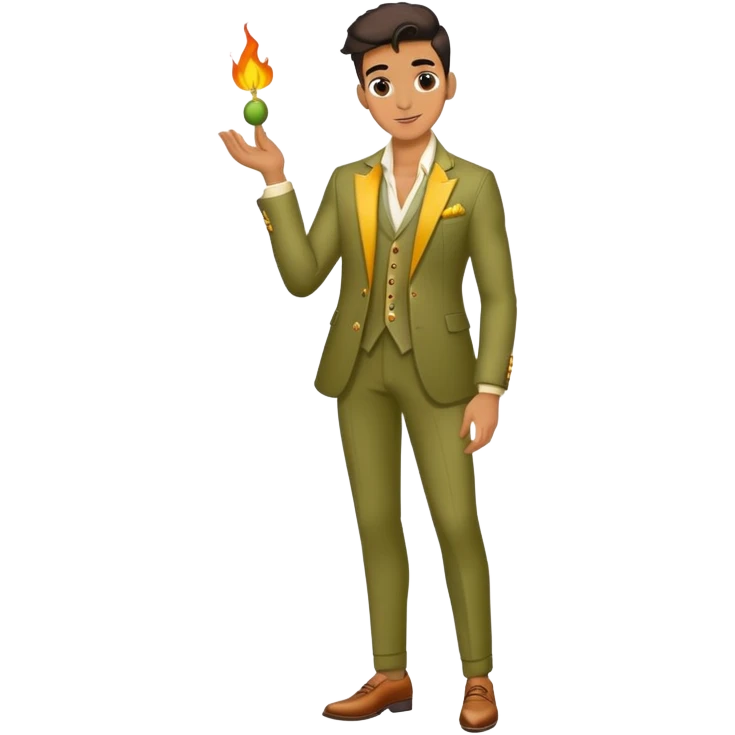 flamboyant gay man emoji