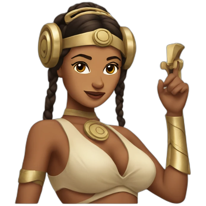 slave leia emoji