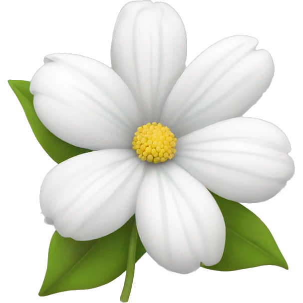 White flower  emoji