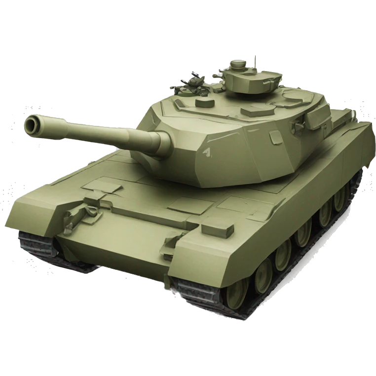 Military tank emoji