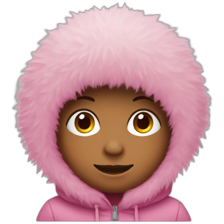 Pink eskimo emoji