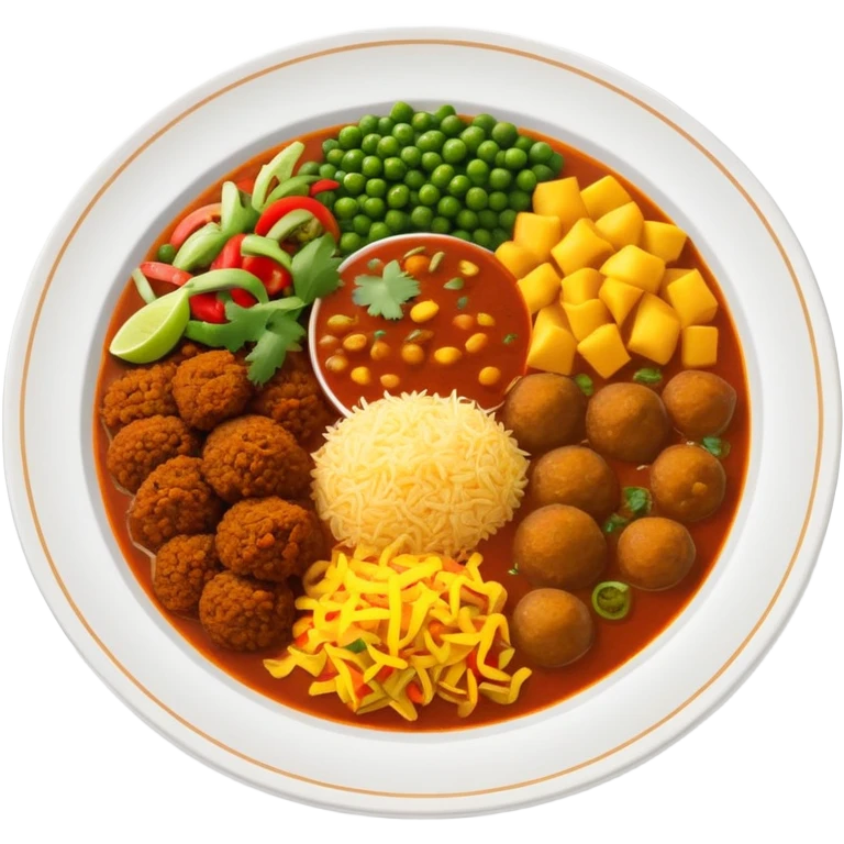 Delicious Ethiopian food emoji