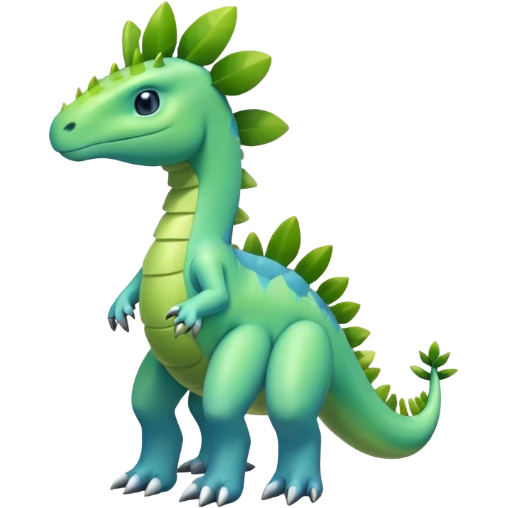 Shiny Amaura-Meganium-Hybrid (Full body) emoji