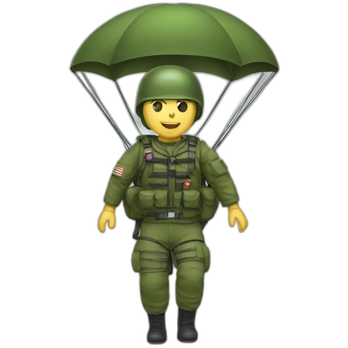 parachutiste emoji