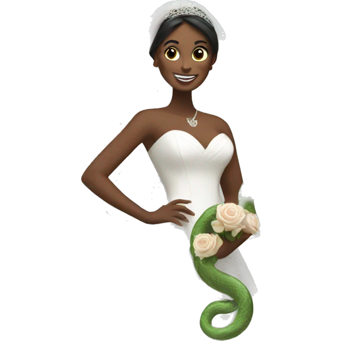 bride with snakes emoji