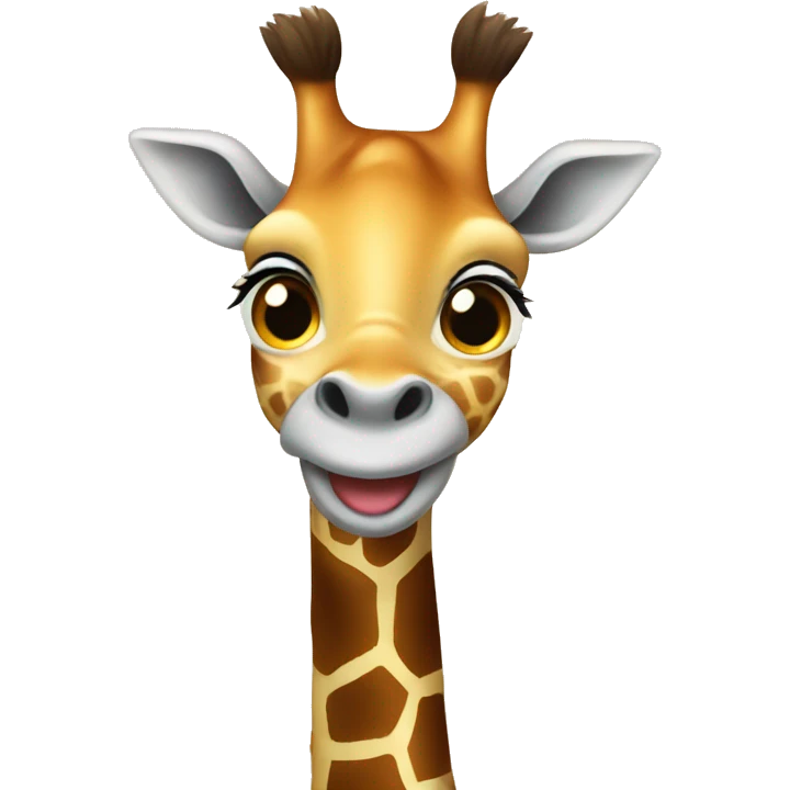 happy giraffe  emoji