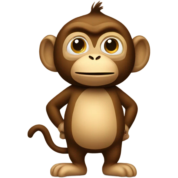 Monkey in a peanut costume emoji