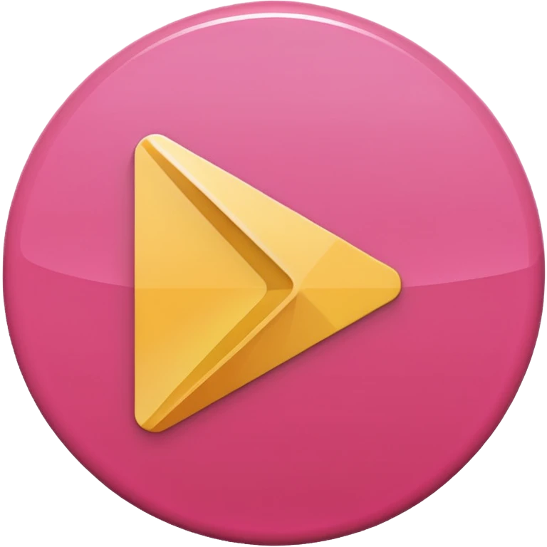 pink google play store emoji