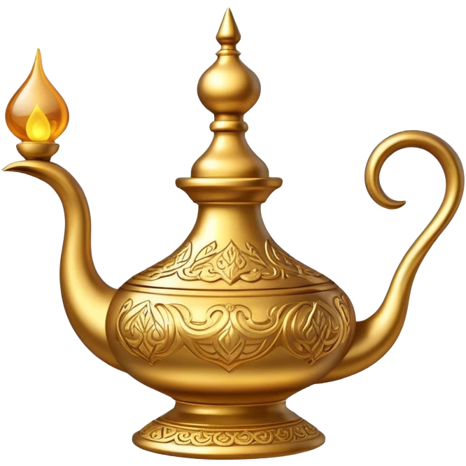 Genie lamp aladdin emoji