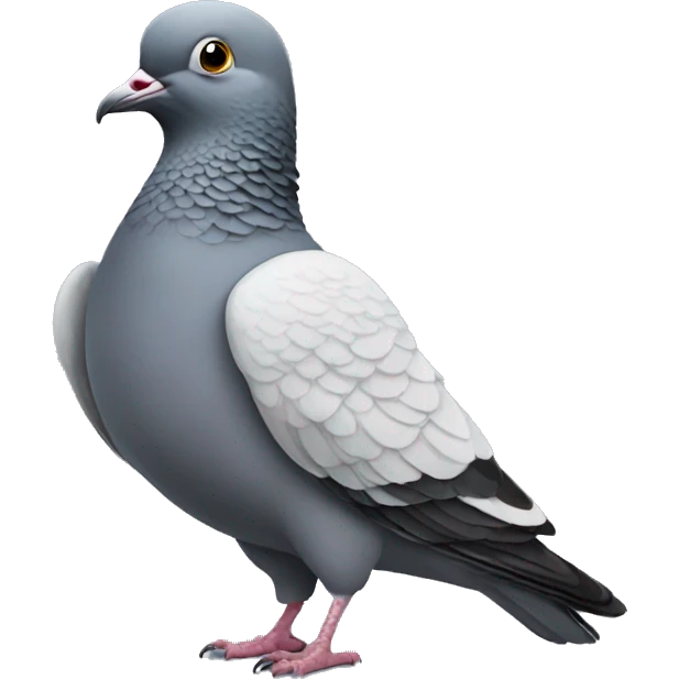 pigeon without eyes emoji