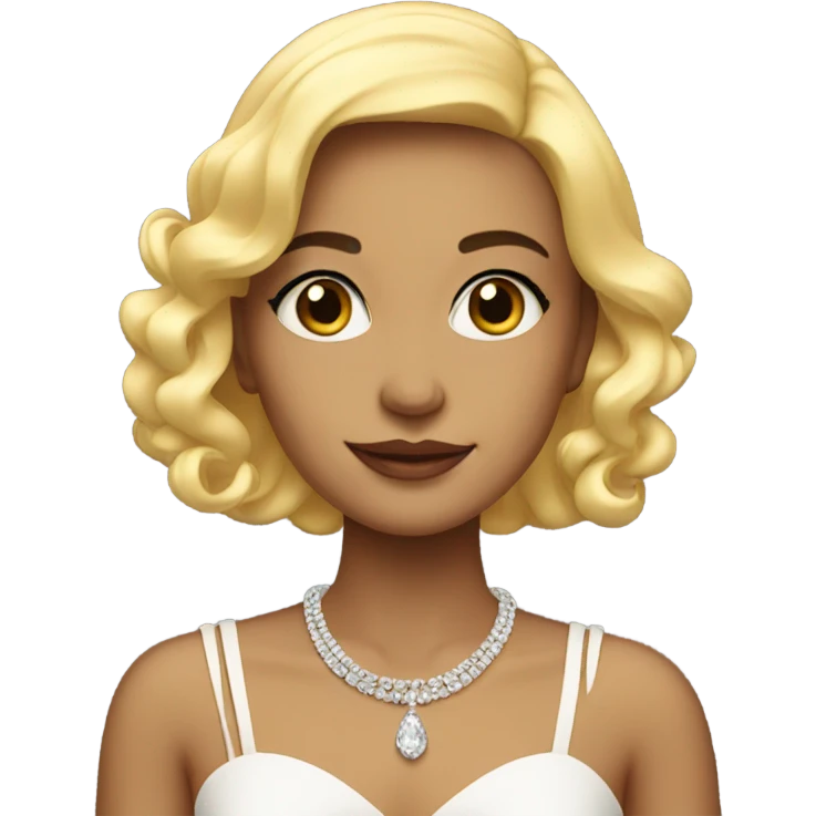 Girl in high society in New York  emoji