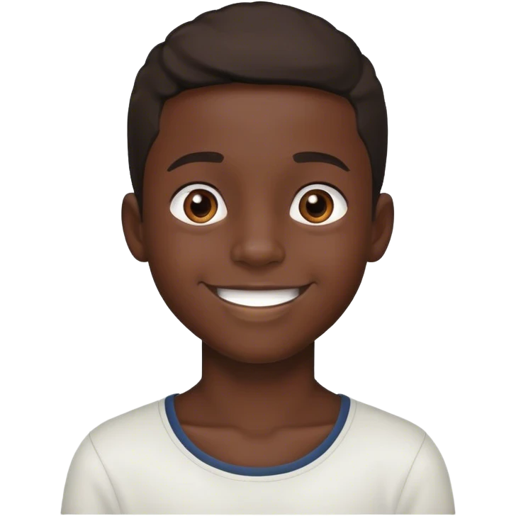 Male African Kid emoji
