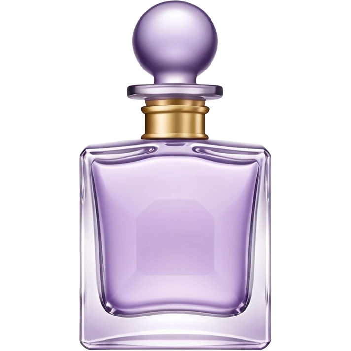 Perfume Bottle in square shape – Soft Lilac, the width and height of perfume bottle must be equal in size emoji