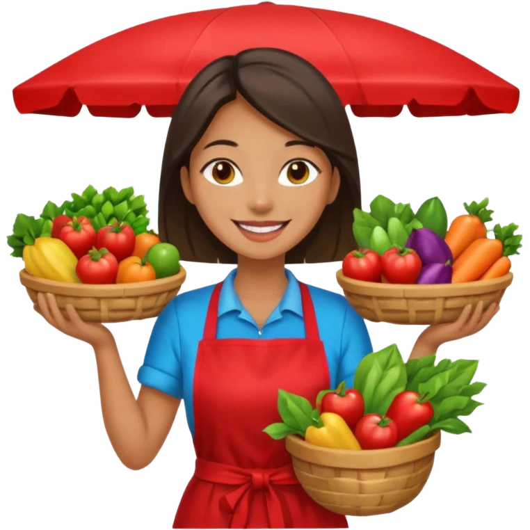  Night Market Vendor woman emoji