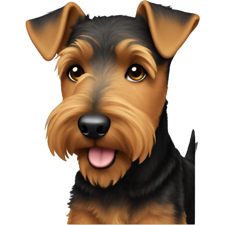 Female Welsh terrier emoji