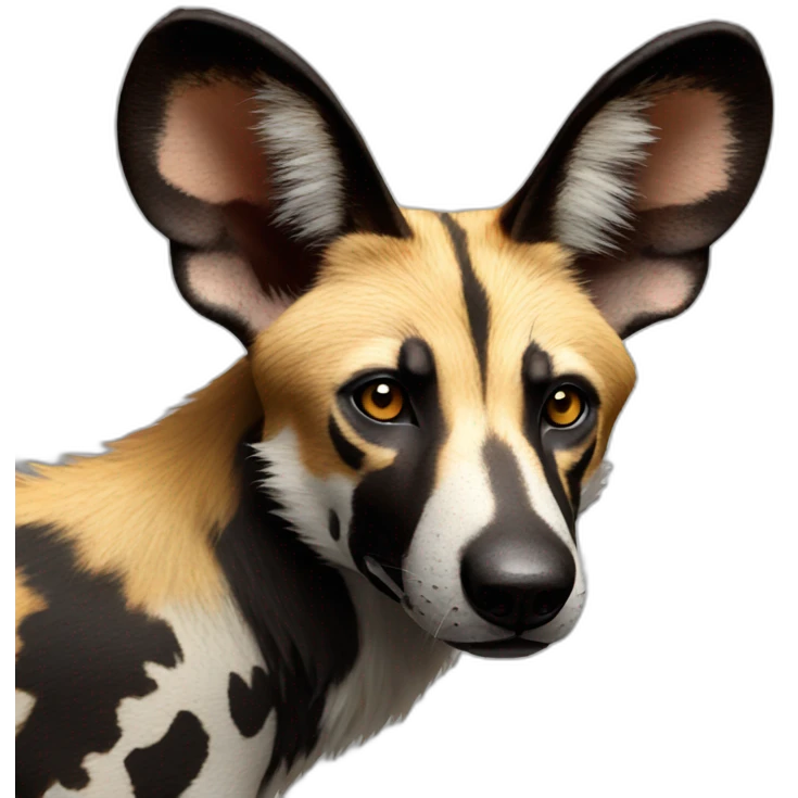 African wild dog emoji
