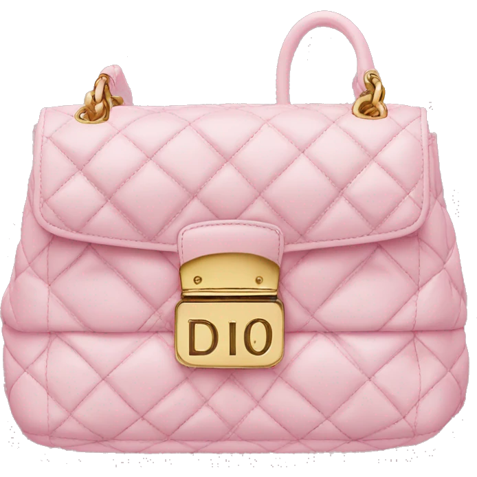 Pink Dior bag emoji