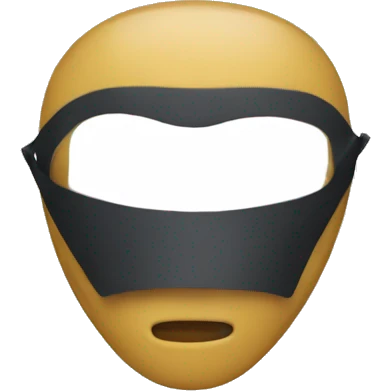 mask to shut out light emoji