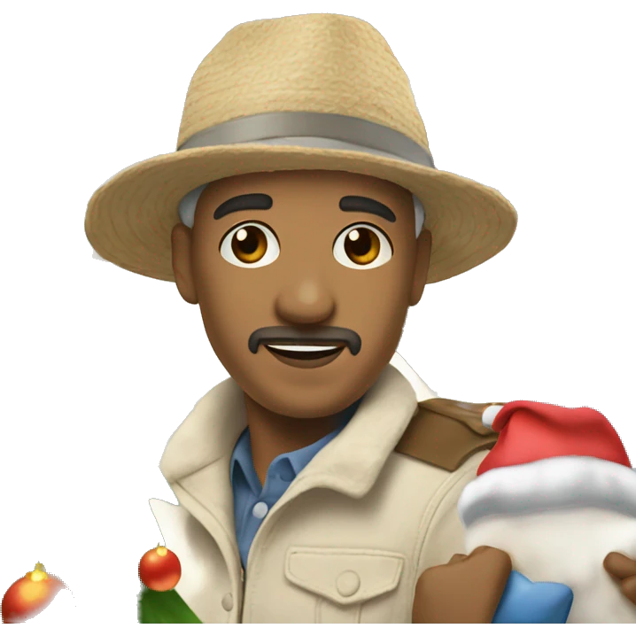 warm holiday in ￼ emoji