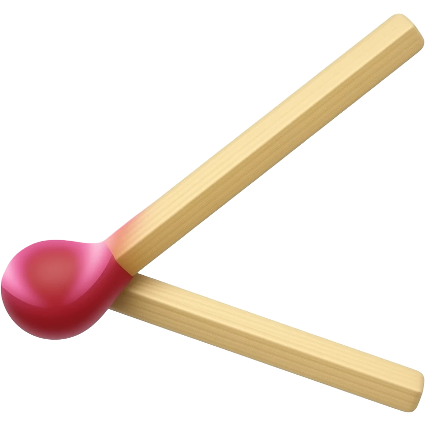 match stick with flame but make the fire pink emoji