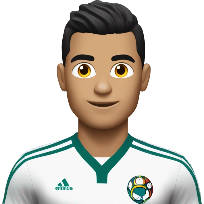 CR7 con la camista del al nassar emoji
