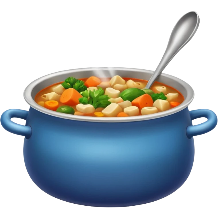 pot with soup emoji