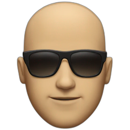 bald-guy-with-sunglasses emoji