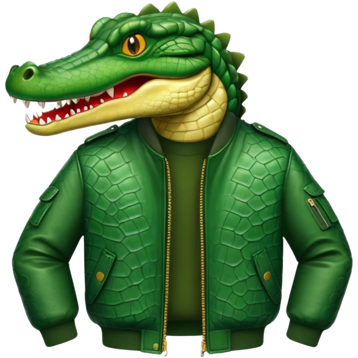 Cocodrilo bombardero emoji