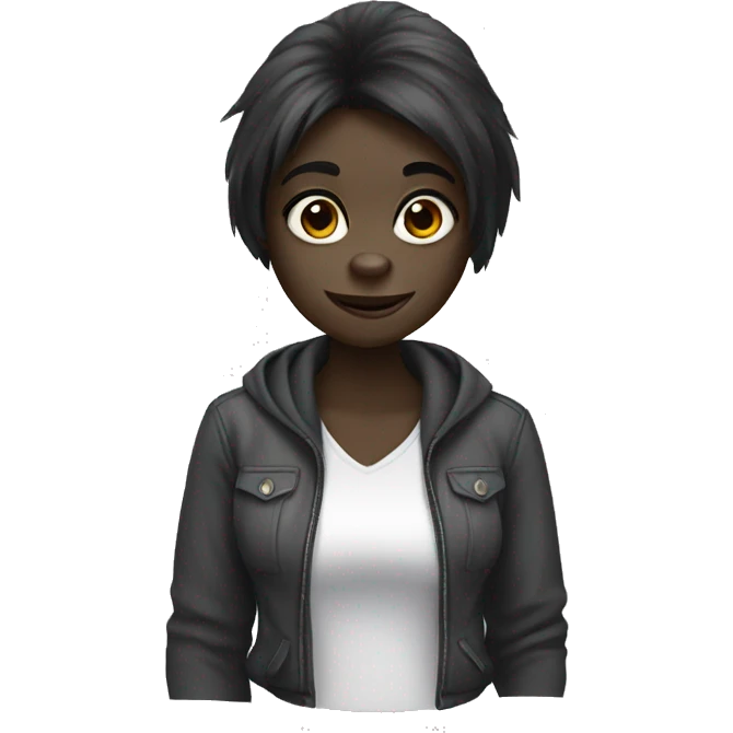 Gorilla girl emoji