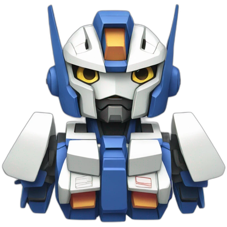 Cute gundam emoji