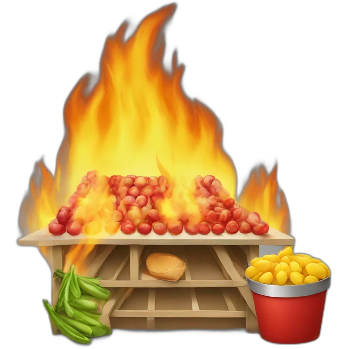 marché rungis en feu emoji