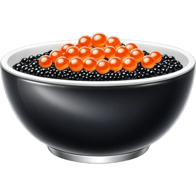 Cuenco con caviar png emoji