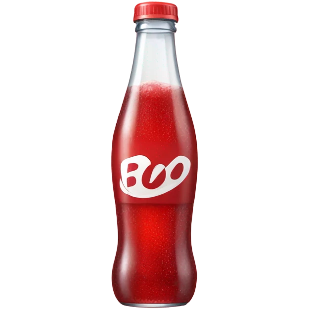 Fizzy drink red emoji