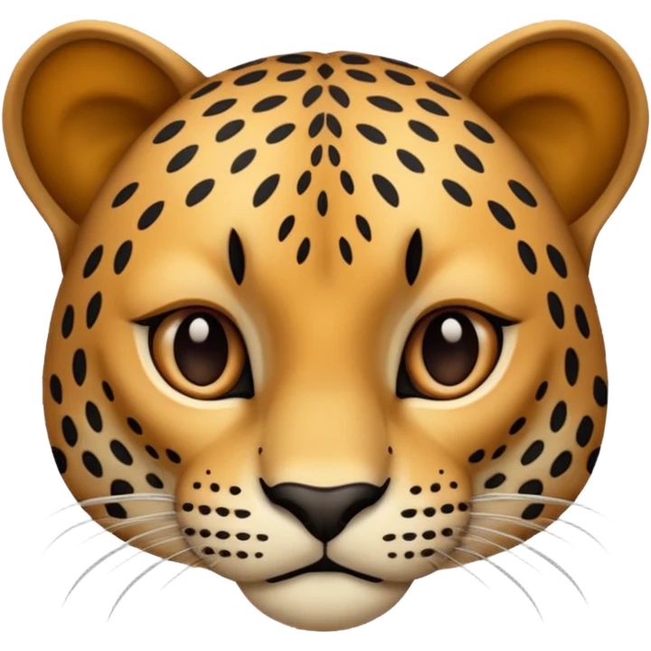Bisous motif léopard  emoji