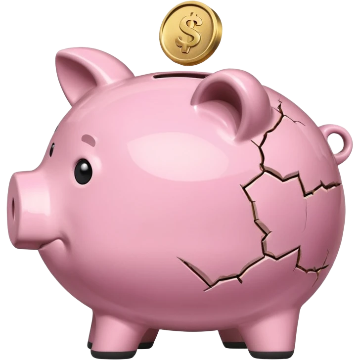 empty piggy bank emoji