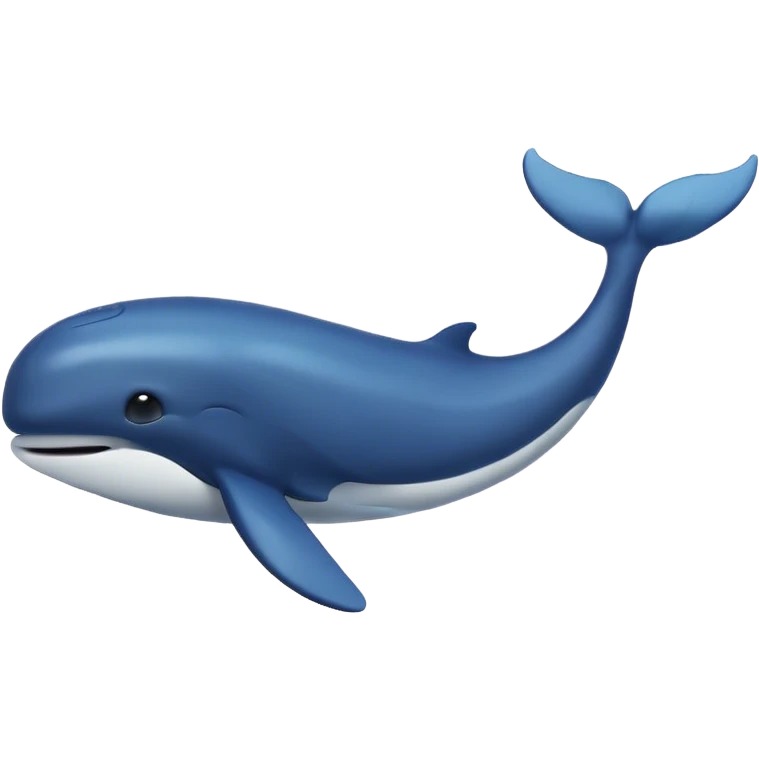Simple whale emoji