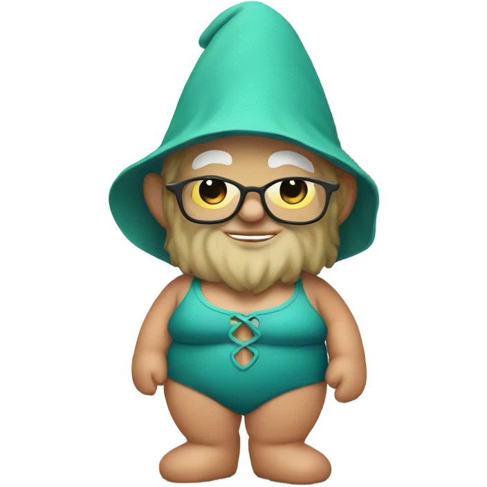 Gnome in a swimsuit  emoji