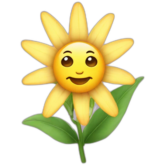 Star, love, flower emoji