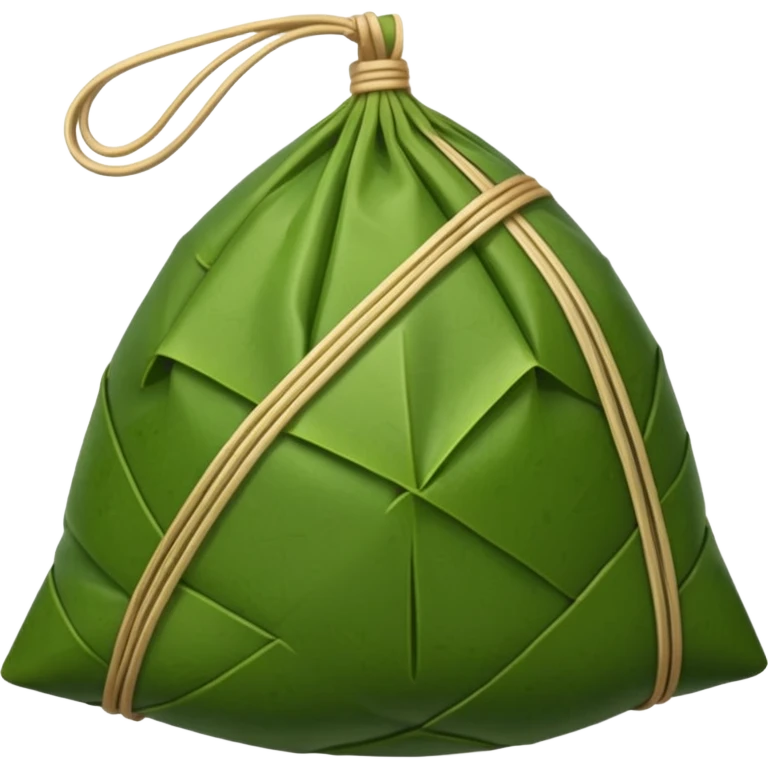 zongzi, with string tied around emoji