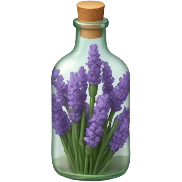 Lavender in a bottle emoji